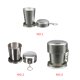 thumbnail image 3 of sweethay Frascos de agua de acero inoxidable duraderos taza de café de viaje taza portátil agua café al aire libre vaso de té botella plegable Type8 NO8 sweethay JJ13453-01, 3 of 6