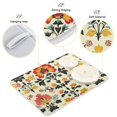 thumbnail image 4 of Yayeee Dish Drying Mat for Kitchen Counter Ultra Absorbent Easy Clean Pad 18x16", Beige Floral, 4 of 7