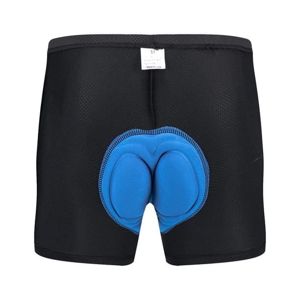 WILLBEST Pantalones Cortos de Ciclismo para Hombre, Ropa Interior Acolchada 3D A Prueba de Golpes para Ciclismo de Montaña, Ropa Interior Deportiva para Ciclismo de Montaña