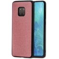 thumbnail image 1 of IBAOLE Canvas Rubberized Texture Plastic Phone Case Compatible with Huawei Mate 20 Pro. Dark Blue Pink, 1 of 4