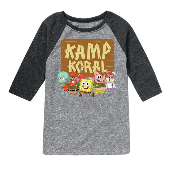 Kamp Koral - Kamp Koral Group - Toddler & Youth Raglan Graphic T-Shirt