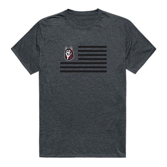 W Republic 531-268-HCH-05 Bloomsburg University Men Flag T-Shirt, Heather Charcoal - 2XL