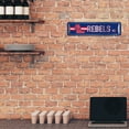 thumbnail image 3 of Rico Industries Ncaa Mississippi Rebels Home D?Cor Letrero De Metal Para La Calle (4 X 15 Pulgadas)  Ideal Para El Hogar, Oficina, Dormitorio Y Cueva Del Hombre  Hecho, 3 of 5