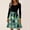 Green #035, variant on Women's Halloween Dress Candy Bat Long Sleeve 1950s Hepburn Casual Tea Length Dress Crew Neck Cocktail Retro Vintage Dress with Belt 5XL