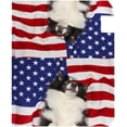 thumbnail image 4 of Magnetic Mailbox Covers Happy Border Collie USA Flag Mailbox Stickers Mail Wraps Post Cover 25.4x20.78 inch Home Decor, 4 of 5