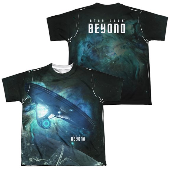 Star Trek Beyond - Out There (Front/Back Print) - Youth Short Sleeve Shirt - Medium