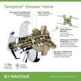 thumbnail image 3 of Symmons SYMS262BODY Temptrol Versaflex Tub & Shower Valve Body in Brass, 3 of 4
