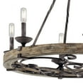 thumbnail image 5 of Farmhouse Six Light Chandelier in Weathered Zinc Finish Bailey Street Home 147-Bel-2013886, 5 of 6