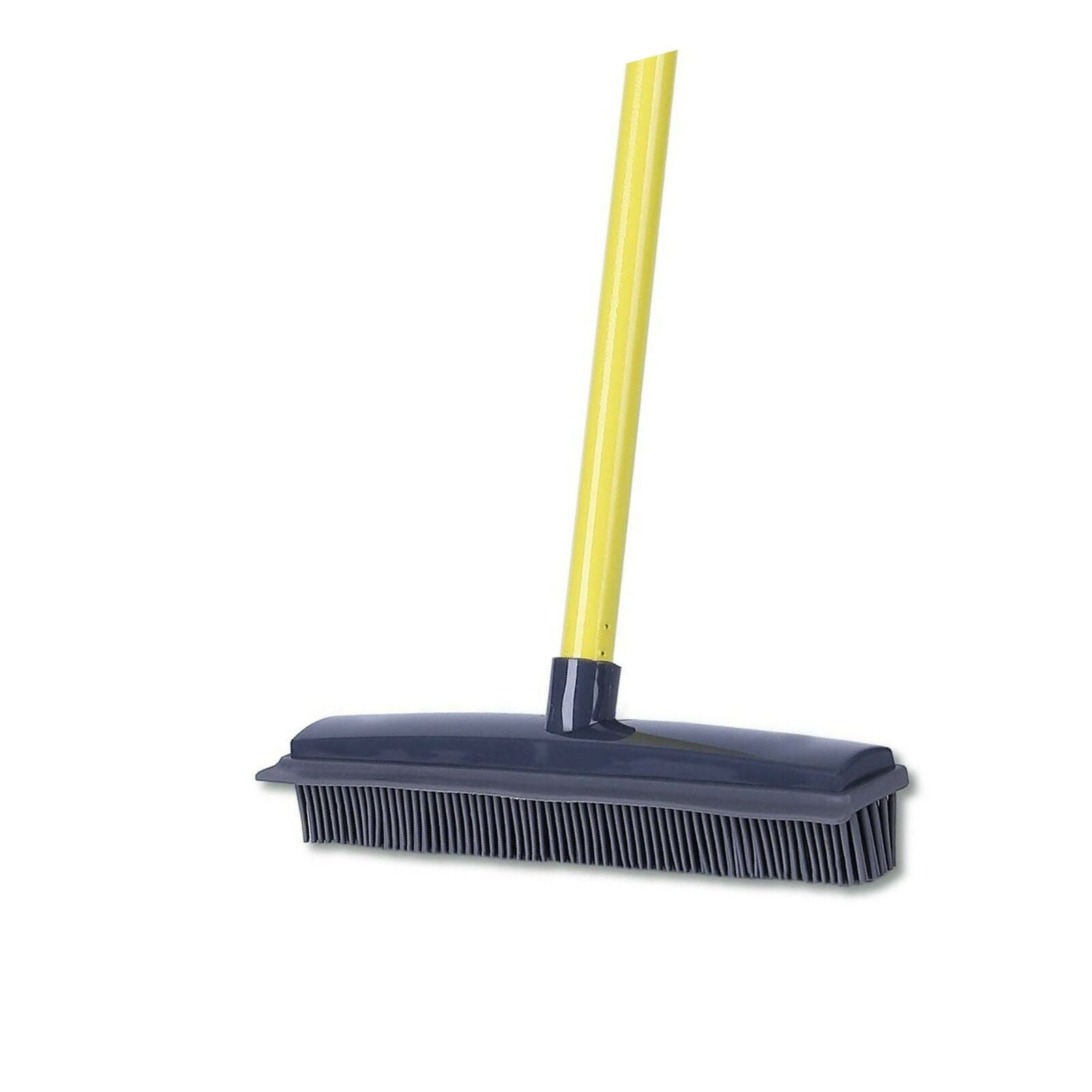 Soft Bristle Rubber Sweeper Squeegee Edge with 59 inches Adjustab... Push Broom 