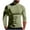 Green, variant on APEXFWDT Men's Fleece Mock Neck Thermal Shirt S-5XL,Big&Tall Base Layer Long Sleeve Warm Basic Top for Fall Winter,XXL,Black