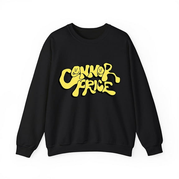 Connor Price Merch Logo Crewneck Sweatshirt Men Women Unisex Long Sleeve Pullover Tops