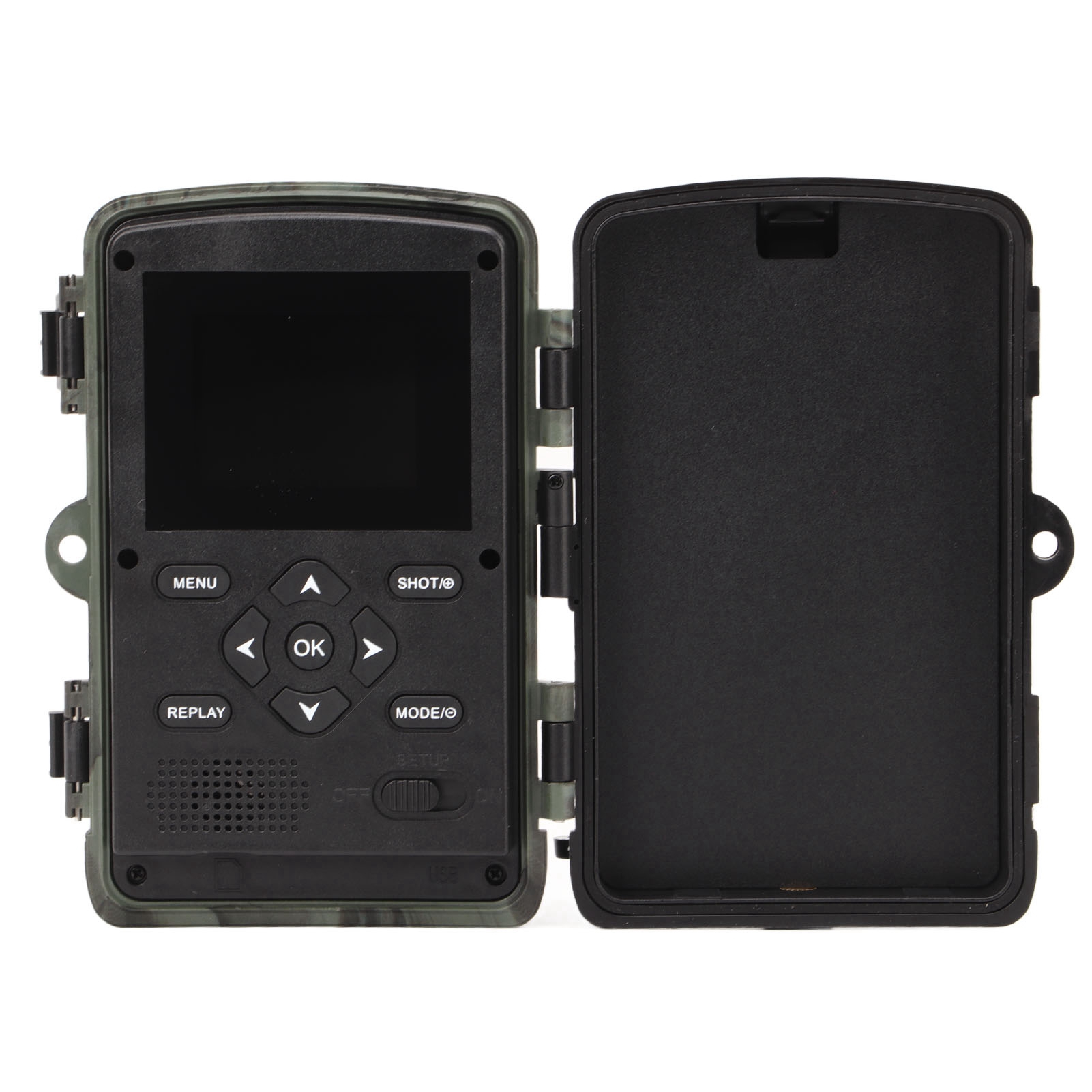 Suodoka PR1000 1080P 36MP Trail Game Camera IP66 Waterproof Infrared Induction Hunting Camera 120 Degree Wide Angle Wildlife Scouting Camera