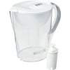 Brita Pacifica Plastic 10-Cup White Water Filter Pitcher