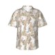thumbnail image 1 of Fotbe Retro Bunny Flower Camisa Hawaiana para Hombre Unisex – Camisa Casual de Verano con Botones de Manga Corta de Algodón y Lino,XX-Large, 1 of 7