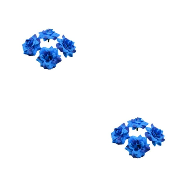 Decodeary 50pieces Low Maintenance Soft Texture Fabric For Albums And Decorations Realistic Appearance Fiber Wide Application Deep Blue 4.5cm 2Set