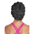 thumbnail image 5 of Beemo Kids Girls Swim Caps Age 7-14 Floral Petal Latex - Black, 5 of 5