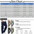 thumbnail image 2 of BDPORKAS Mens Cargo Pants Casual Jogger Multi Pockets Outdoor Hiking Work Trouser Pants, 2 of 4