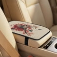 thumbnail image 4 of Xixirimido Car Seat Covers Front Seats Leather Universal Fit for Cars, Vans, Trucks, SUV, Set of 5 Car Seat Protector with Seatbelt Covers & Center Console Cover, Deer Bird Maple Leaf, 4 of 8