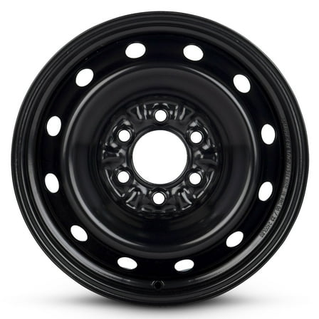 For 2004-2014 Ford Expedition 17 Inch Painted Black Rim - OE Direct Replacement - Road Ready Car Wheel