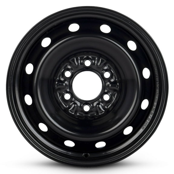 For 2004-2014 Ford Expedition 17 Inch Painted Black Rim - OE Direct Replacement - Road Ready Car Wheel