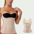 thumbnail image 3 of Fajas moldeadoras de cinturo para mujer, corsé busto, chaleco de poliéster, Control de , moldeador , faja de soporte para Color XL, 3 of 7