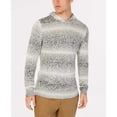 thumbnail image 1 of American Rag Men’s Ombre-Stripe Hooded Sweater, Oat Heather, X-Large, 1 of 4