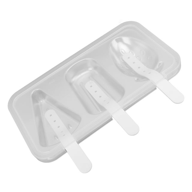 Máquina Para Hacer Paletas De Hielo, Moldes Para Helado De 3 Cavidades Reutilizables Para Cocina