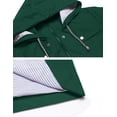 thumbnail image 4 of Gabardina impermeable LOMON con capucha larga para mujer, 4 of 6