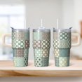 thumbnail image 2 of 20oz Boho Stainless Steel Mug with Lid & Straw - Double Wall Vacuum Insulated Travel Tumbler, Leakproof Thermal Coffee Cup, 2 of 5