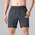 thumbnail image 2 of XIAONU Men's Quick-Dry Active Shorts With Elastic Waistband Lightweight Breathable Water-Resistant Workout Bottoms, 2 of 4