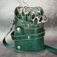 thumbnail image 4 of Leather Salon Bag Hairdresser Tool Organizer Case with Waist Shoulder Belt for Scissors Comb Clip Shear Styling Tools Multifunction Portable Storage Pouch, 4 of 9