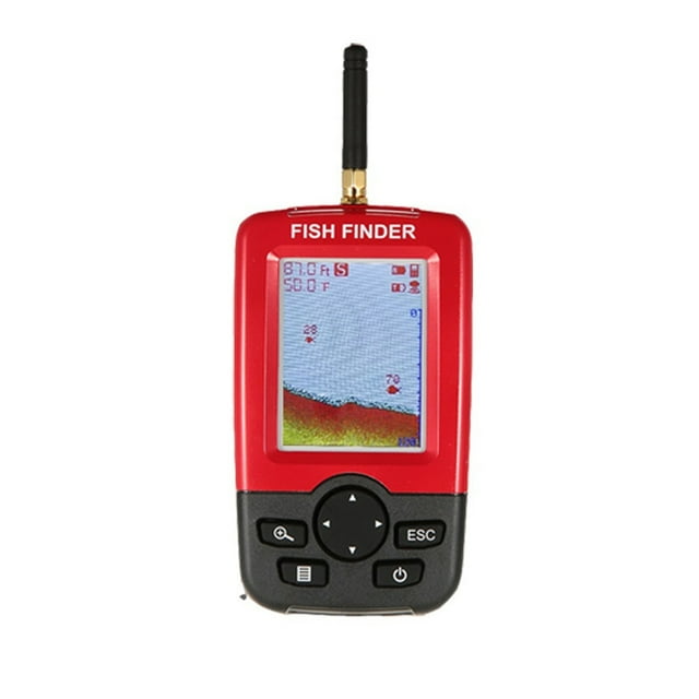 Wireless Fish Finder 20-level Sonar Sensor Transducer Fishfinder LCD Fish Alarm Depth Locator With Backlight For Pesca ,Fishing Observation Device