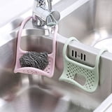 Kitchen Sponge Holder Foldable Drying Storage Rack Hanging Rag Shelf ...