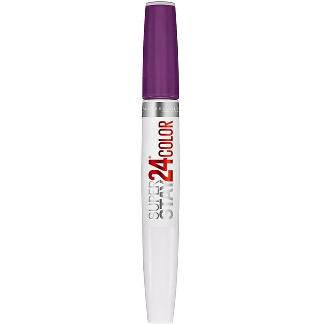 Lipcolor Maybelline New York Superstay 24 para todo el día, ciruela, 19 ml
