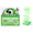 LightGreen, variant on 6-Color Transparent Pull-Out Sticky Notes (80 sheets per box), Cute Fruit Monster 3D Sticky Notes, Office Supplies, Strong Adhesion, Ideal for Office Use