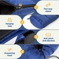 thumbnail image 5 of Four-season mummy sleeping bag for winter use, fit for temperatures from -5℃ to 15℃. Weighs 4.41LB with size 82.68*31.5 inch. Lightweight and perfect for backpacking, camping and hiking., 5 of 7