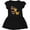AB-Black, variant on Inktastic My Papa Loves Me- Cute Giraffe Girls Toddler Dress