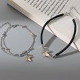 thumbnail image 2 of Pulsera de árbol de la vida para mujer, plata de ley 925 con pulseras ajustables de circonio para regalo de mujer, pulsera de pareja de hoja de arce, 2 of 5