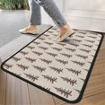 thumbnail image 4 of Brown Christmas Tree Pattern Door Rugs,Washable Non Slip Door Mats Indoor,Decorative Door Mats,Entry Mat Indoor for Entrance,Bedroom,Kitchen,Bathroom,30"x17", 4 of 6