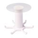thumbnail image 3 of Colgador de cocina automático, organizador de almacenamiento con 6 ganchos, estante de almacenamiento de utensilios de cocina, para cuch , Blanco BLESIY gancho organizador del gabinete, 3 of 7