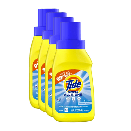 Tide Simply Clean & Fresh (4 Pack) 40 fl oz