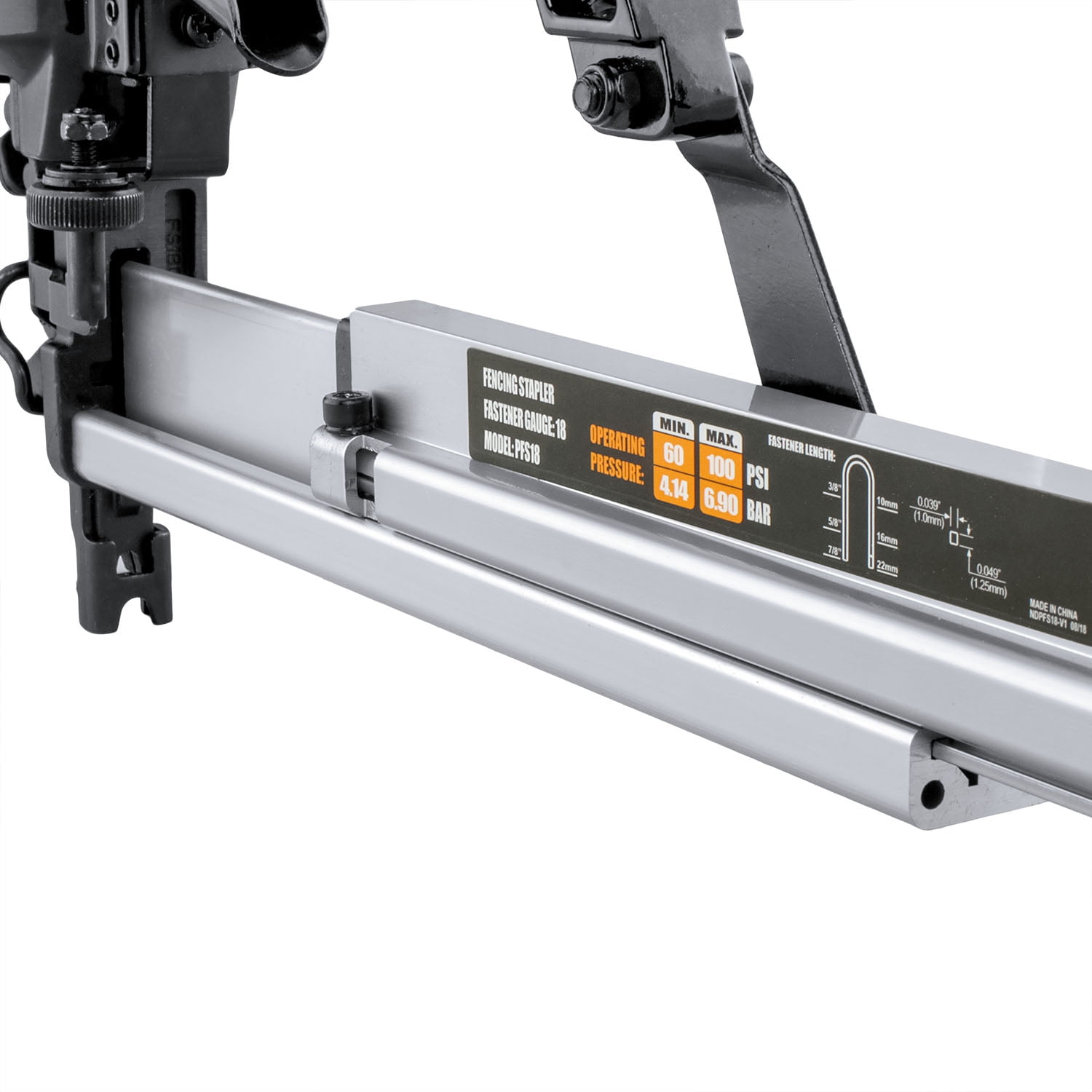 Freeman PFS18 Pneumatic 18-Gauge 7/8" Fencing Stapler with Belt Hook