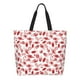 thumbnail image 1 of Disketp Red Football Bolsa Tote Estampada para Mujer, Bolso de Hombro y de Mano para Compras y Viajes, 1 of 8