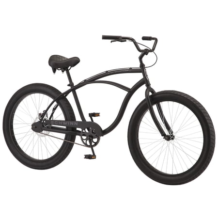 Schwinn Skid Cruiser Bike, 26-inch wheels, single-speed, black
