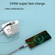 thumbnail image 5 of Cable USB 4 Codo Estereoscópico de 90° 40 Gbps Cable de Datos USB4 Tipo C Carga Rápida PD 240 W, Transferencia de Vídeo 8K 1,5 M, 5 of 5