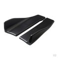 thumbnail image 1 of 4pcs Durable Coche Parachoques Trasero Envoltura de Difusor Divisor Canard Universal Negro, 1 of 9
