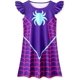 thumbnail image 1 of Vestido de Spidermans para niños y niñas, disfraz de Gwen, manga corta, con volantes, color rosa y morado, ideal para regalo de cumpleaños, 1 of 3