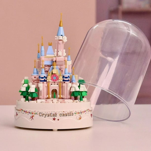 Caja de música Caja de música Bloques de construcción Giratorios Accesorios decorativos compatibles Regalo para novia Little Red