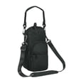 thumbnail image 1 of Bolso de botella de agua de botella de agua con correa ajustable de bolsillo con cremallera para correr en bicicleta de escalada viajar al aire libre Negro, 1 of 8