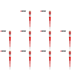 thumbnail image 1 of Medidor Voltaje Portátil Bombilla Neón Detector Potencia Herramienta Medición () Rojo, 1 of 9